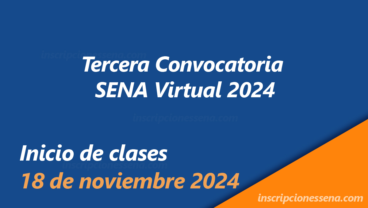 III Convocatoria Virtual SENA: Más de 50 Mil cupos para Formación ...