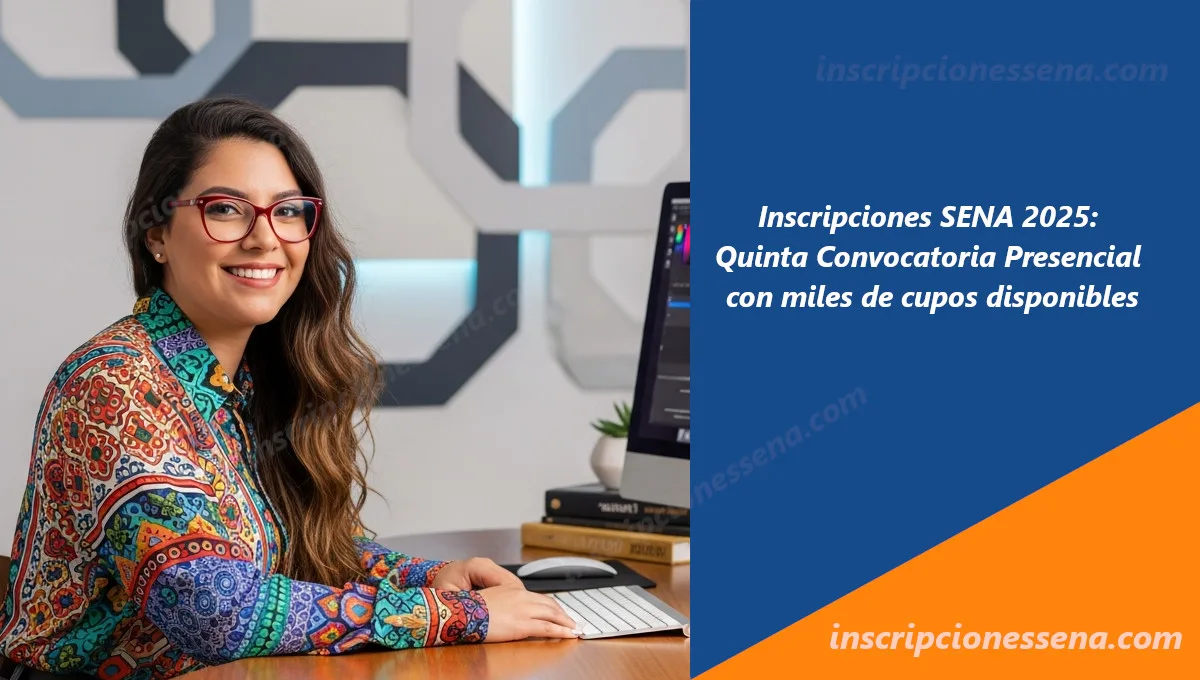 Inscripciones SENA 2025: Quinta Convocatoria Presencial con miles de cupos disponibles quinta convocatoria presencial 2025 SENA