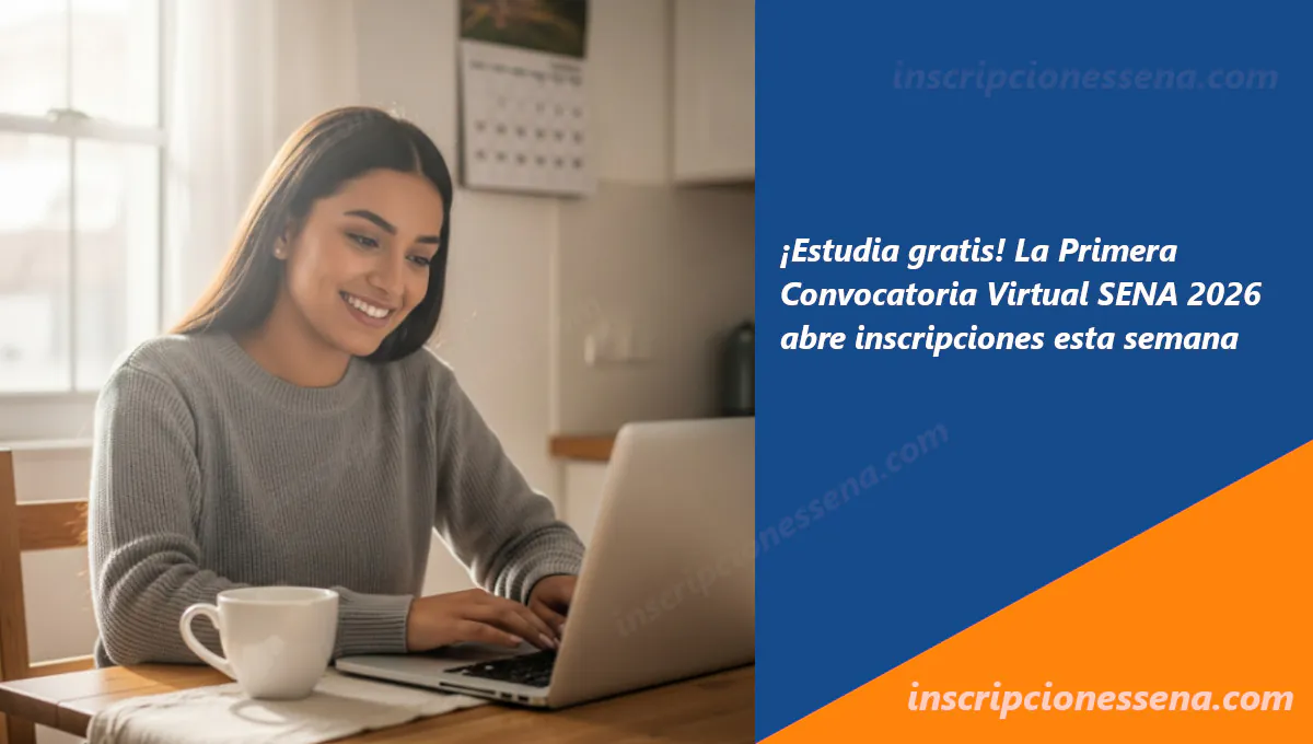 !Estudia gratis¡ La Primera Convocatoria Virtual SENA 2026 abre inscripciones esta semana