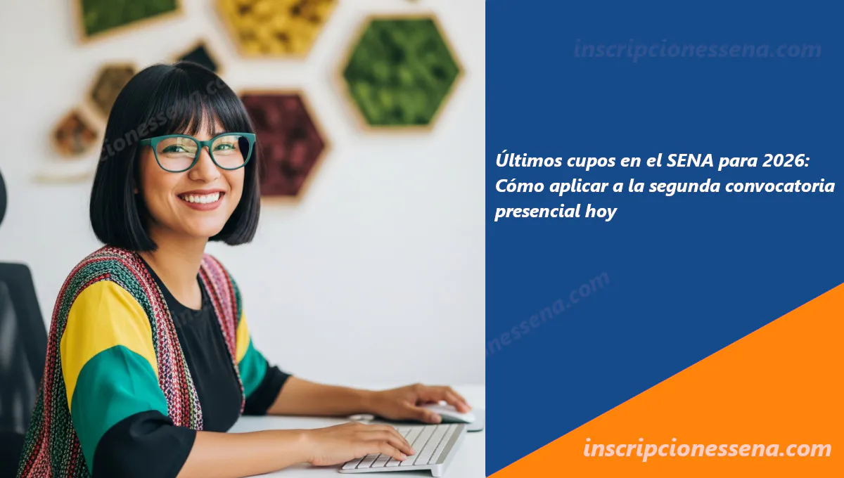 segunda convocatoria presencial SENA 2026